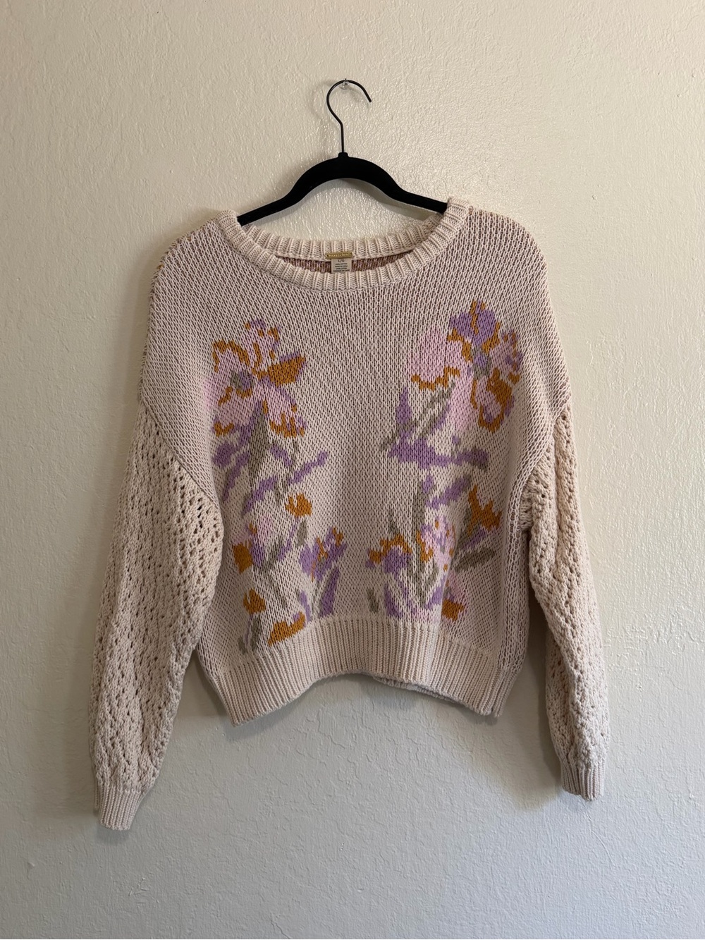 Magaschoni Floral Knit Sweater